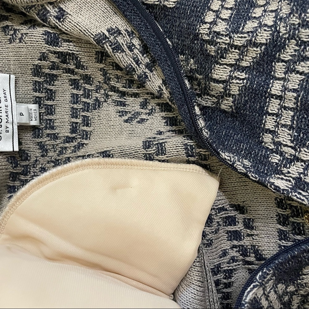 St. John Sport by Marie Gray Full Zip Sweater Size P 2 - Picture 7 of 7